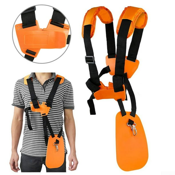 For Brush Cutter& Trimmer Strimmer Padded Double Shoulder Belt Harness Strap New For Brush Cutter& Trimmer Strimmer Padded Double Shoulder Belt Harness Strap New